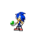 Sonic mit einem Chao